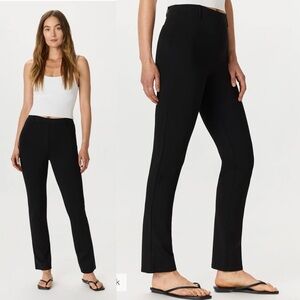 Quince Ultra-Stretch Ponte Straight Leg Pants Black size S/P